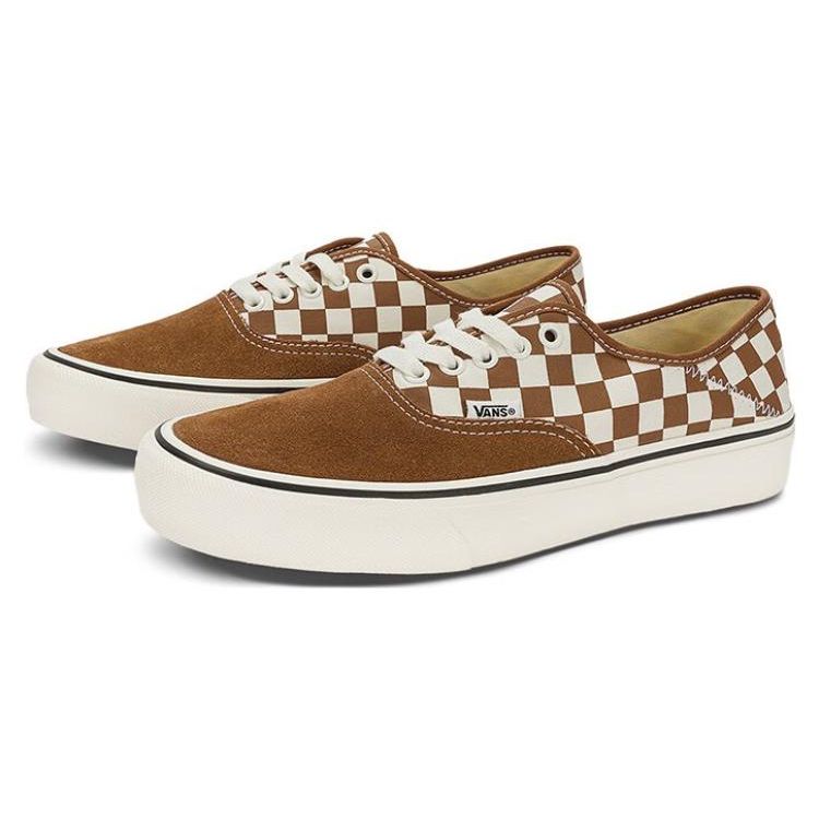 Vans Оригинальные VR3 SF Удобные Амортизирующие Низкие Кеды для Скейтборда Унисекс кроссовки Коричневые Белые VN0A4BX5BS8