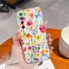 For Xiaomi Mi 10 Pro Lite 10S Phone Case Simple Flower Soft TPU Silicone Translucent Anti Drop Back Cover For Gift Housing Coque