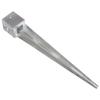 VidaXL Ground Stakes 6 Pcs Silver 12x12x89 Cm Galvanized Steel