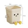 Bin, Trash Can, Garbage Box, Waste Container, Interesting Shape, Made of Sturdy PP Material, Open