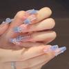 H Living Nail Tip Artificial Nail Sky Blue HY257, 1 Set, Mixed Color