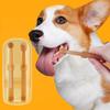 1 Set Pet Toothbrush Cats Dogs Teeth Cleaning Brush Soft Silicone Toothbrush with Storage Box Pet Supplies