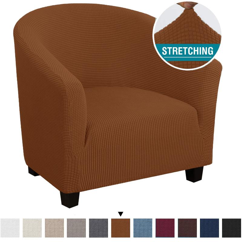 Высокоэластичный спандекс, кофейная ванна, диван, кресло, чехол для сиденья, протектор, моющаяся мебель, чехол, простота установки, домашний стул, декор