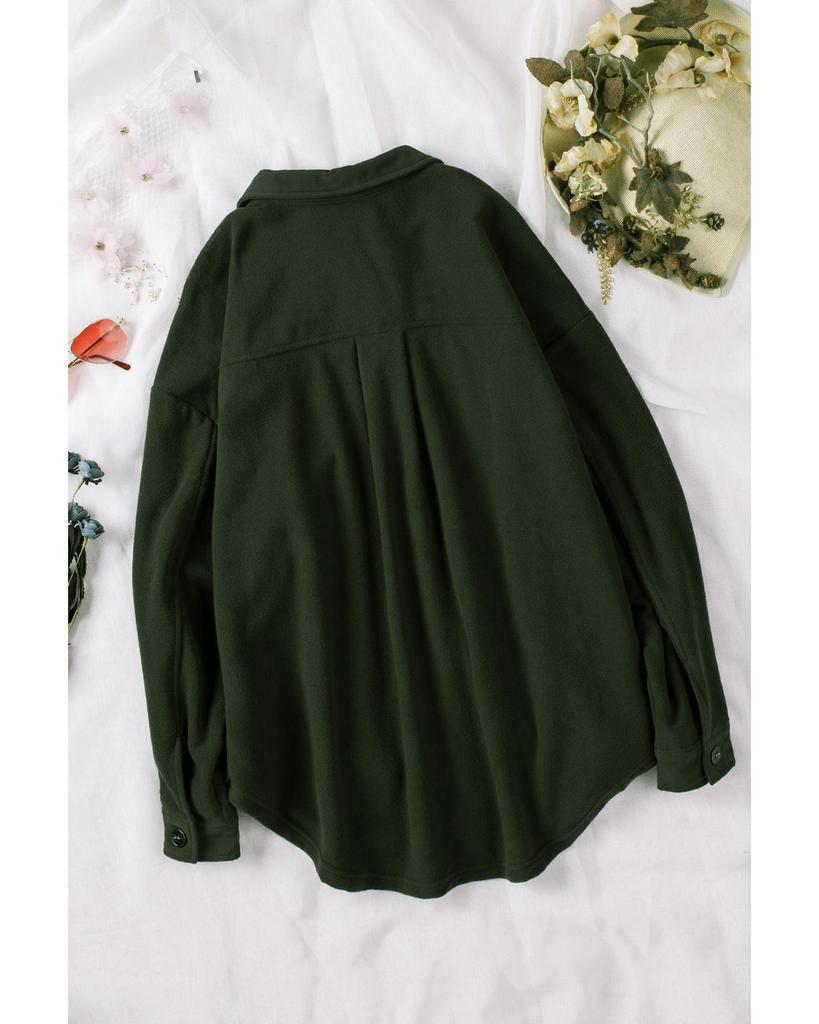 Azura Exchange Buttoned Shirt Jacket