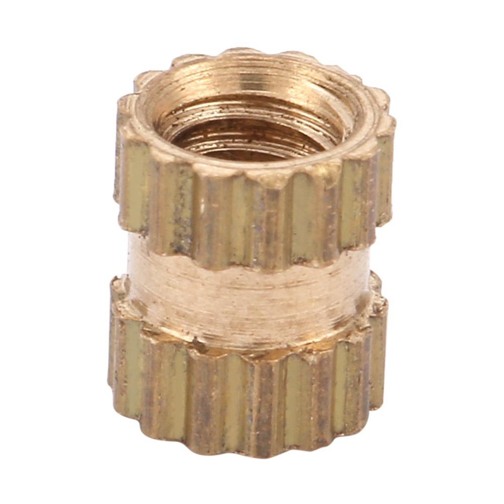 100pcs Female Thread Heat Set Inserts Precision Knurled Nuts For 3D Printing Components