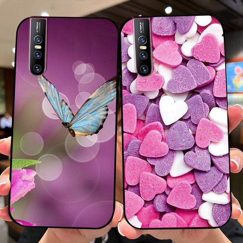 Для Vivo V15 Pro 4G Чехол V 15 Милый Астронавт Мягкий Силикон ТПУ Чехол для Телефона Для Vivo S 1 S1 Pro Цветная Печать Бампер Fundas Capa