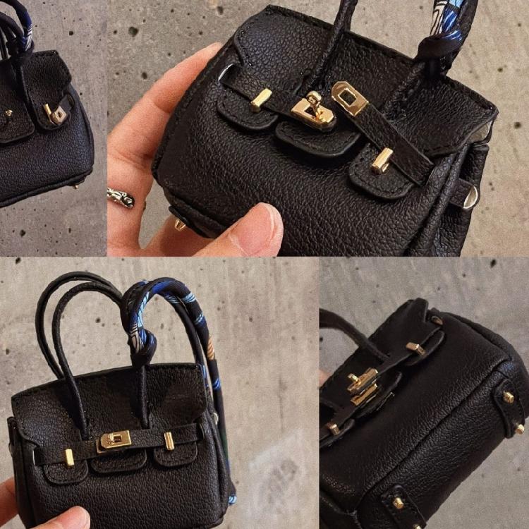 Креативный чехол-брелок для наушников, водостойкая сумка из искусственной кожи, компактный дизайн, выбор нескольких цветов