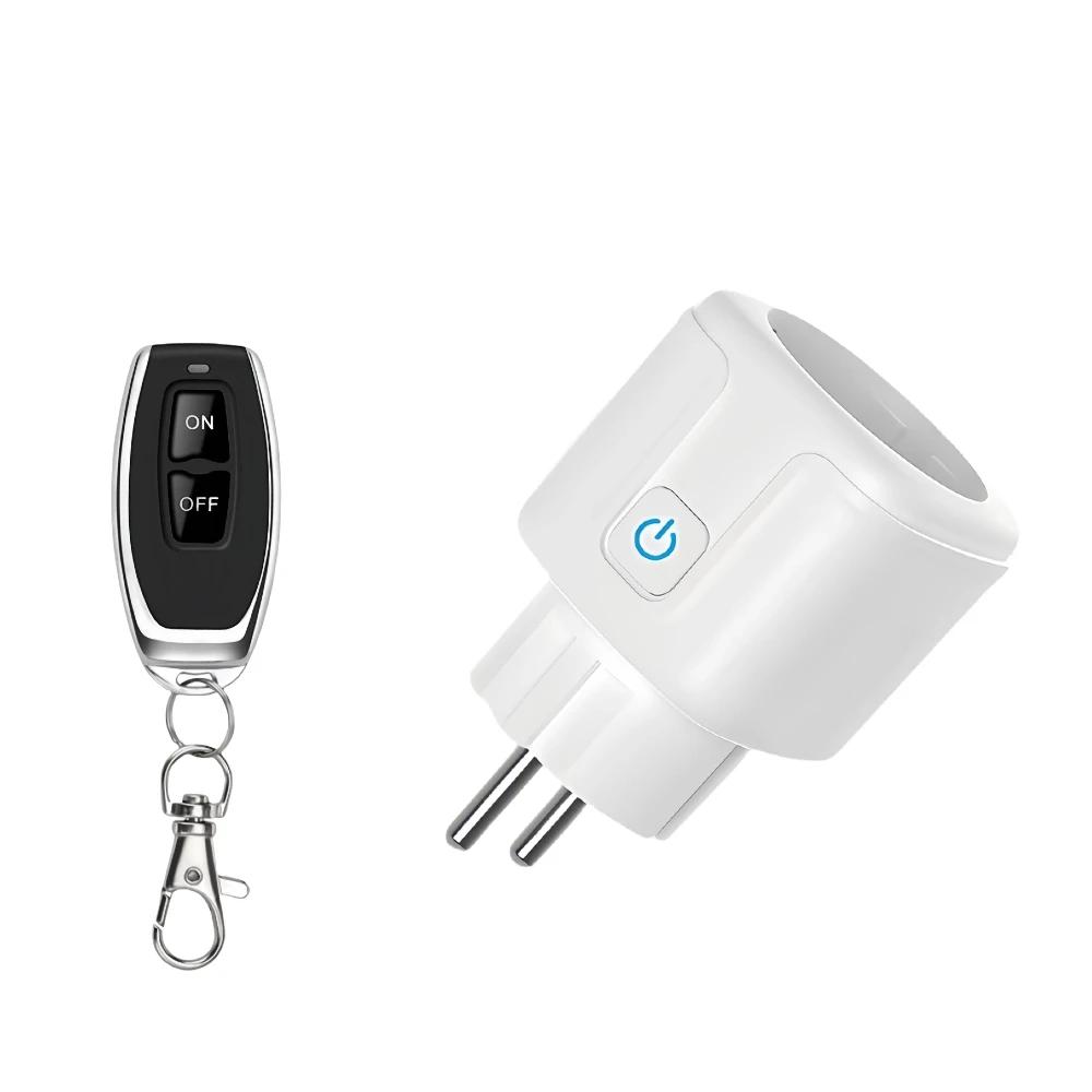 433 МГц беспроводной пульт дистанционного управления AC220V 15A EU FR стандартная розетка электрическая вилка электрические розетки для умного домашнего освещения