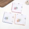 Pure Cotton Cotton Handkerchiefs 12 Pack Tooth Edge Handkerchiefs  Wedding Supplies