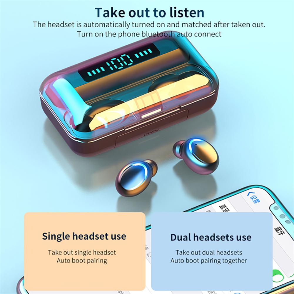 Спортивные беспроводные наушники Bluetooth HiFi стереогарнитуры для музыки Bluetooth наушники шумоподавление водонепроницаемые вкладыши