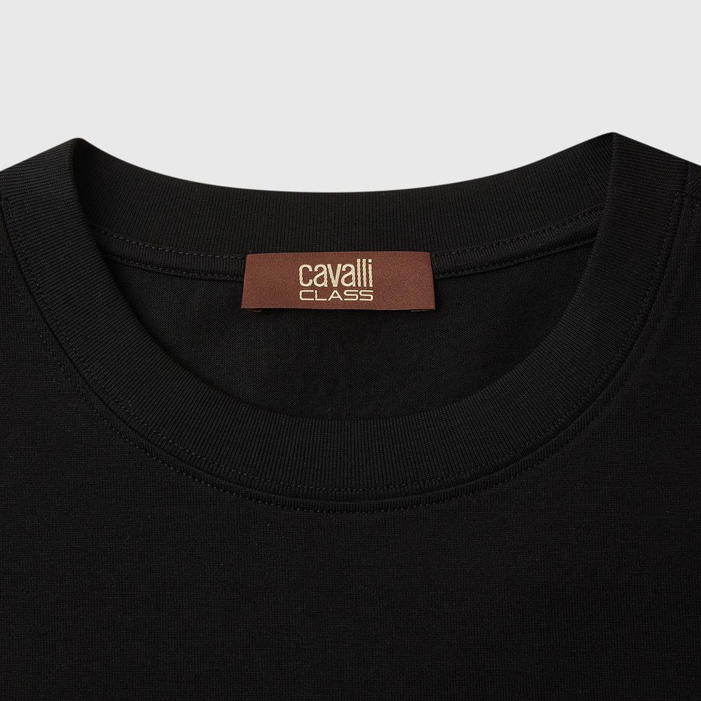 100% Cotton Cartoon Print: Spring/Summer Trendy Letter Logo Fashionable and Versatile Men's Short sleeved T-shirt