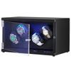 Watch Winder for 4 Automatic Watches with 2 Quiet Japanese Mabuchi Motors
