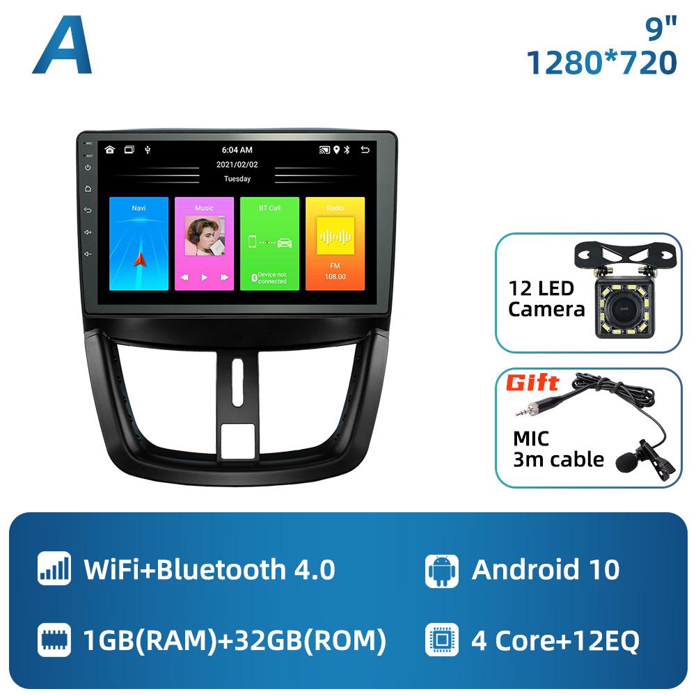 Автомобильное радио для Peugeot 207 207CC 2006 - 2015 2 Din Android Car Stereo GPS Navigation Multimedia Audio Player Carplay Autoradio