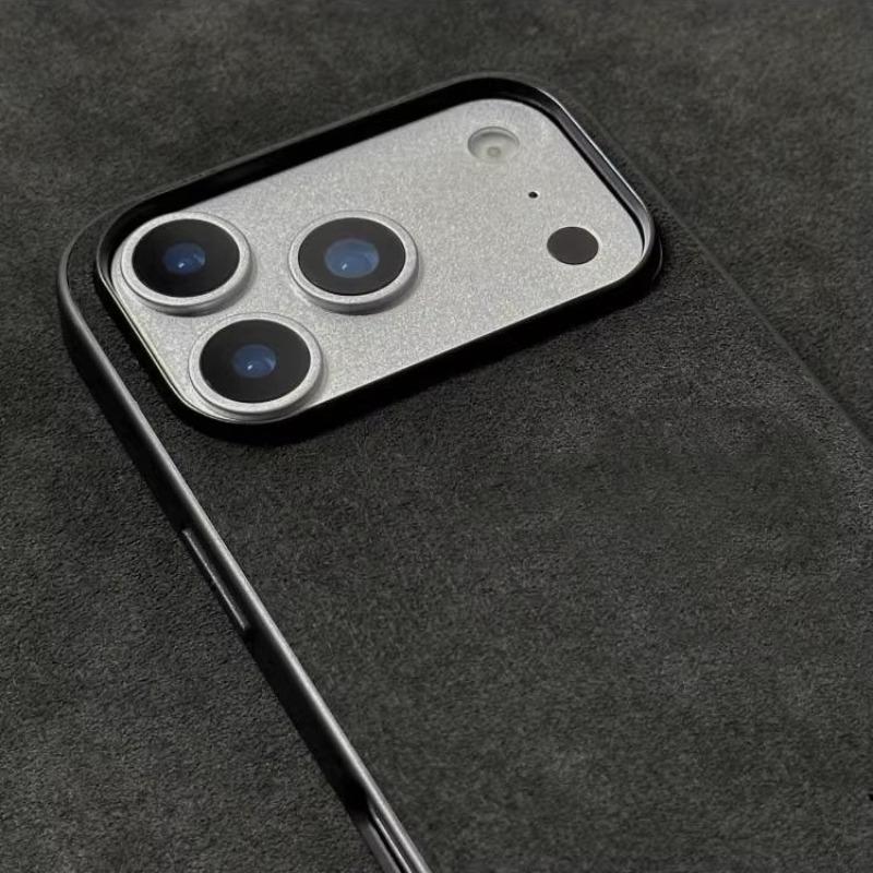 Чехол из алькантары премиум-качества для мобильного телефона iPhone 17 Pro Max Air 16 Pro 15 14 13 12 11 7 8 Plus X XS Max XR Нескользящий корпус