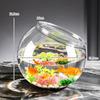 Eco-Friendly Desktop Fish Tank: Plastic Turtle & Fish Habitat with Imitation Glass, Micro Landscape Design for Home/Living Room Décor