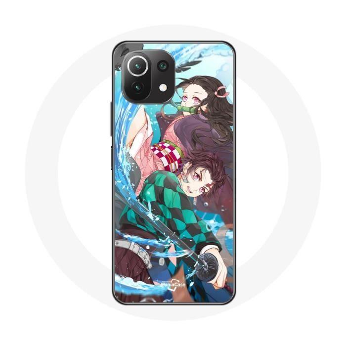 Case for Xiaomi Mi 11 Lite Tanjiro and Nezuko Demon Slayer Kimetsu No Yaiba Anime