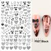 Nail Art Stickers, Romantic Valentine'S Day Love Cartoon Panda Love Adhesive Nail Stickers