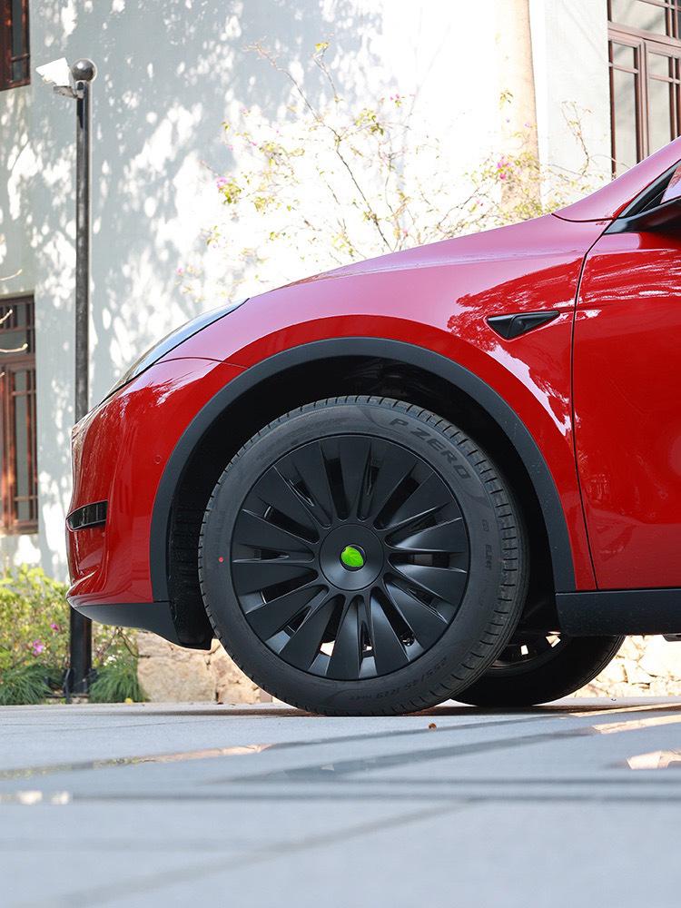 Защитная крышка ступицы диска 19" для Tesla Model Y Whirlwind - Модифицированная версия P с прямым углом