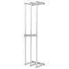 Bathroom Wall Towel Rack Wall Mounted 3 Bars Aluminum Alloy Rolled Towel Holder for Rolled Towels