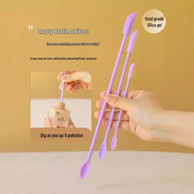 Мини силиконовая лопатка для косметики и кулинарии