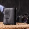 Мужской компактный кошелек из натуральной гладкой кожи CANPELLINI Purse 21685 Коричневый