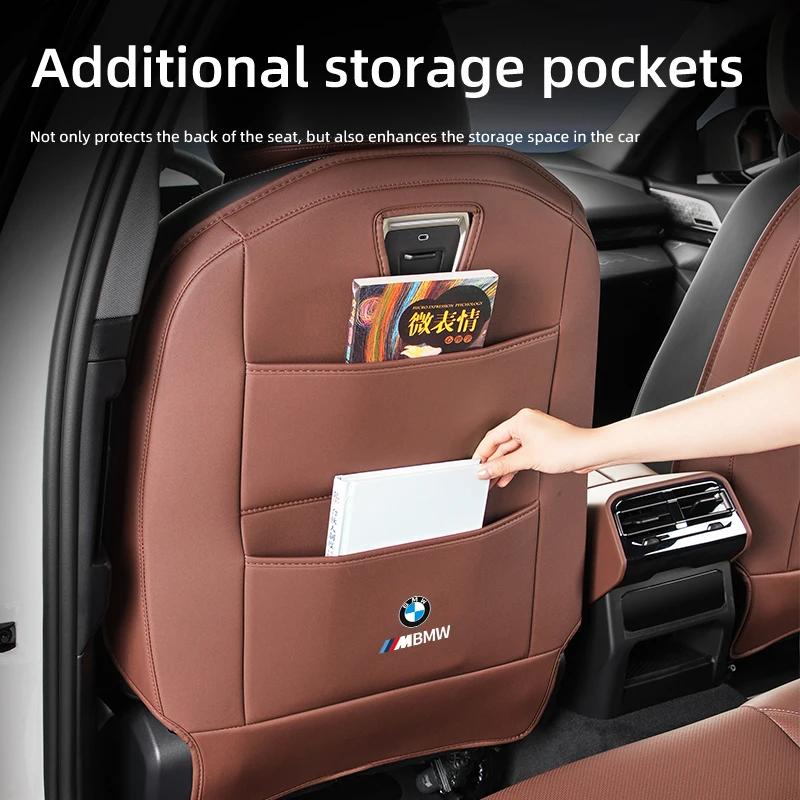 2025 Hot Car Interior Supplies Rear Seat Kick Mat Child Protection Pads Tools Cars Accessories For BMW M Performance E46 E90 F10
