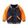 Autumn Winter Boys Girls Baseball Jacket Button Thicken Casual Outwear Baby Jacket Coat Children Clothing Baby Clothes