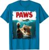 Cute Paws Cat Chasing Mouse Kitten Parody Help Unisex T-Shirt 11