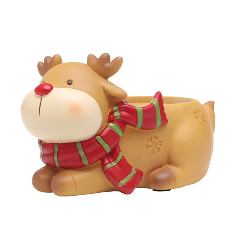 Цветочный горшок в деревенском мультяшном стиле, горшок для суккулентов из смолы, домашний декор, садовый декор, настольное хранилище, горшок для растений бонсай