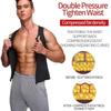 Men's Dual Belt Sweat-Enhancing Shapewear Vest Corset for Sports & Waist Training