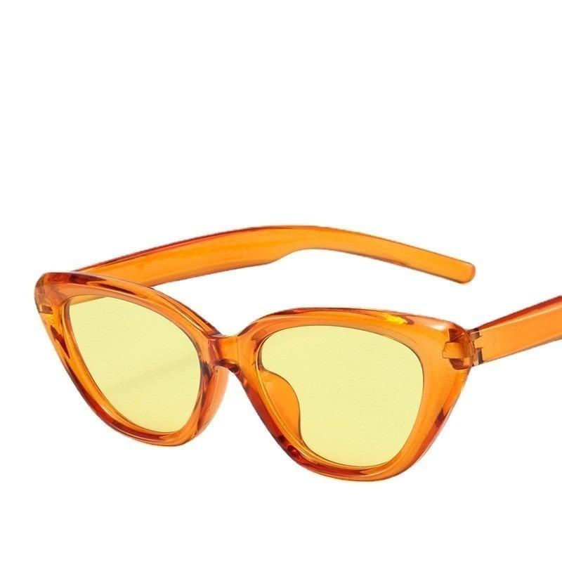 Солнцезащитные очки «кошачий глаз» Универсальные модные солнцезащитные очки Уличная фотография Персонализированные солнцезащитные очки