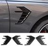 2 шт. универсальная автомобильная листовая пластина украшение боковое крыло моторы модифицированное боковое крыло крыло для HONDA для VW для Tesla BEN