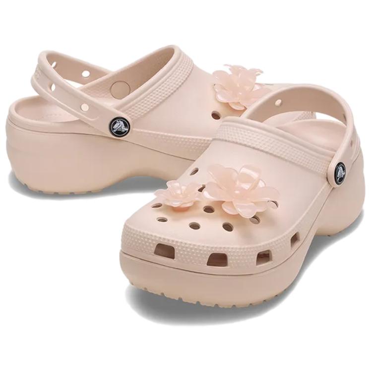 Crocs Модные Качественные Клоги Женская Обувь Кварцево-Розовый 211504-6UR