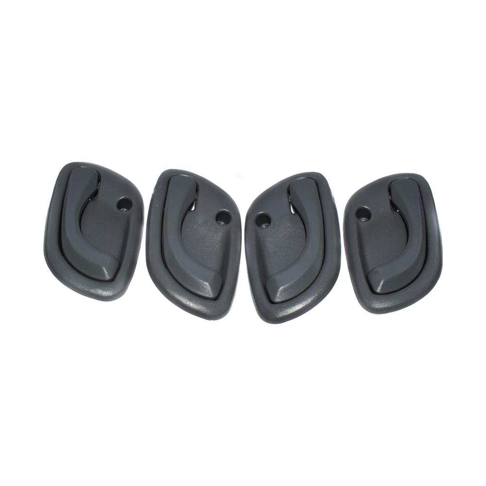 Комплект внутренних внутренних дверных ручек, комплект из 4 шт., темно-серый, для Chevy Tracker 99-04