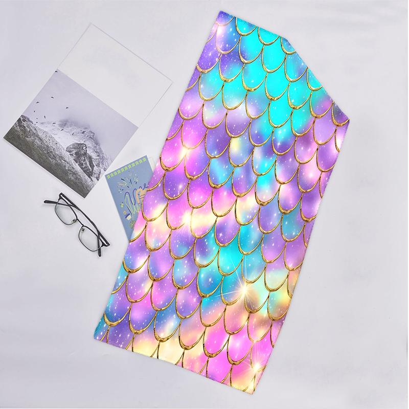 Mermaid Fashion Beach Towel: Ideal for Summer Adventures Soft, absorbent and quick drying suitable for swimming and bathing