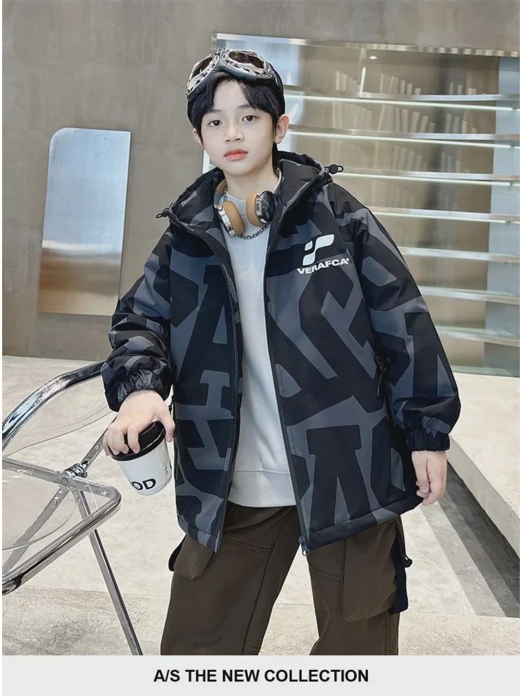 Стеганые зимние куртки для мальчиков 2023 года: Модные, толстые и теплые для детей