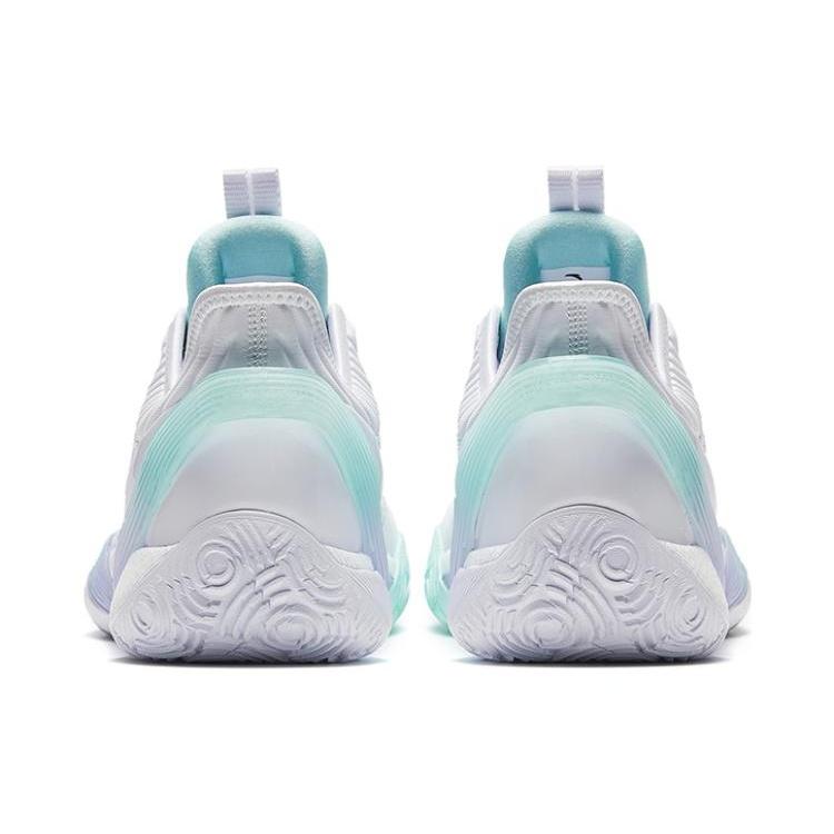 ANTA Three Point Rain1.0 Basketball Shoes Men's Low Top White/Green 912321102S-1