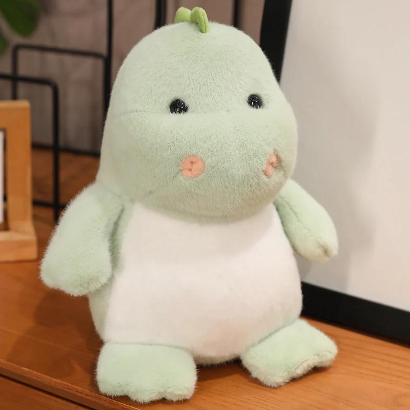 28 см толстая кукла, мягкие игрушки, мультяшная мягкая утка, слон, бегемот, динозавр, куклы, декор, подушка, подарки на день рождения для девочек