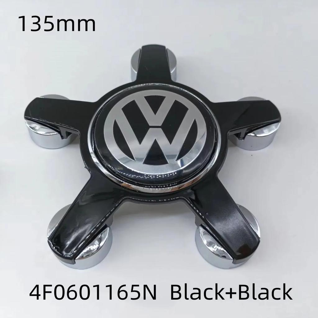 DKRSE1 For VW Volkswagen Jetta MK5 Golf 4pcs 135mm Volkswagen Golf Polo Car Wheel Center Caps 5Pins Rim Hub Cover Hubcap Logo Badge Emb