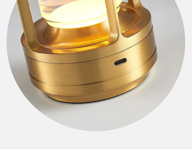 Креативная светодиодная настольная лампа: USB-перезаряжаемая ночная лампа для защиты глаз, портативная прикроватная лампа и лампа для кемпинга
