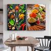 Herbs and Spices for Cooking, Canvas Art Posters and Prints, Kitchen Paintings On the Wall Art, HD Pictures, Cuadros Decor