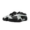 Puma Mostro Power & Grace Удобные Универсальные Кожаные Тканевые Низкие Кроссовки Унисекс кроссовки Черный Серебристый 399827-06