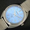 VINTAGE HMT KOHINOOR HAND-WINDING INDIAN MENS SKY BLUE DIAL WATCH a441018-4 HT-a441018