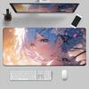 Новый милый коврик для мыши Re Zero Rem, игровой HD-печать, XXL-коврик для мыши, большой коврик для стола компьютера и ноутбука, нескользящий, для клавиатуры, аниме-девушка, коврик для стола
