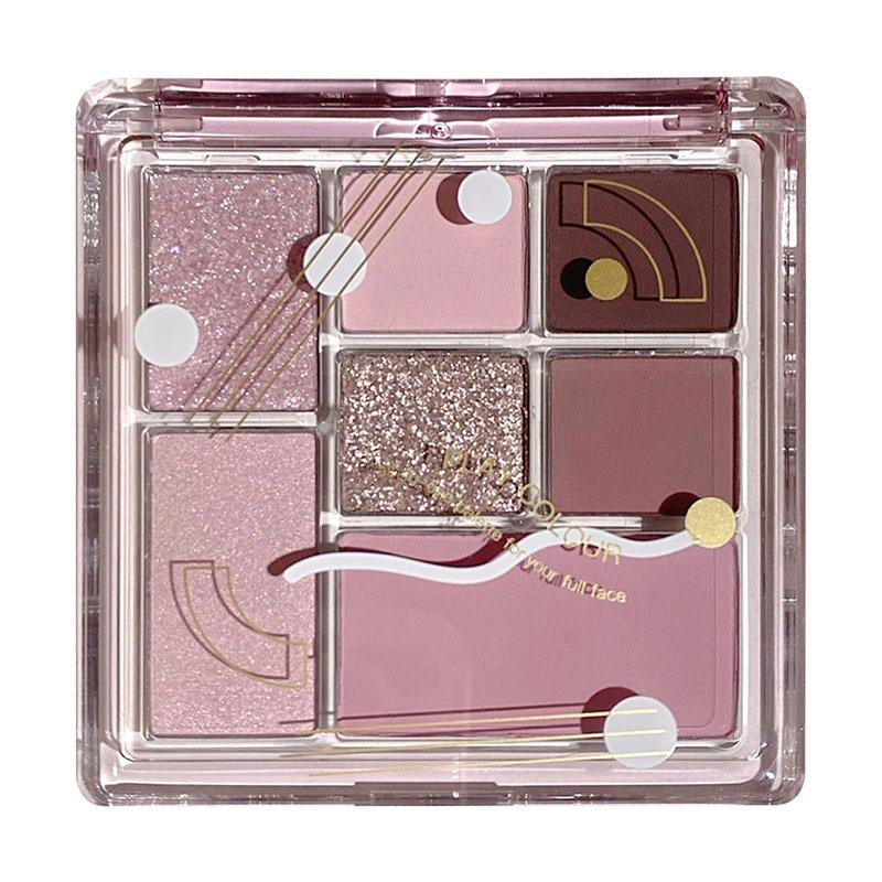 Iris Purple Eye Shadow Palette Create A Dream Makeup Блестящая жемчужная палитра теней для век Модная корейская очаровательная палитра для макияжа глаз