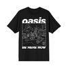 Летняя трендовая мужская футболка Oasis Vintage American Vintage из чистого хлопка, свободная мужская и женская футболка с коротким рукавом