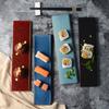 Ceramic Kiln Sushi Plate Flat Cake Dessert Plate Japanese Sashimi Long Plate Cold Dish Flat Plate