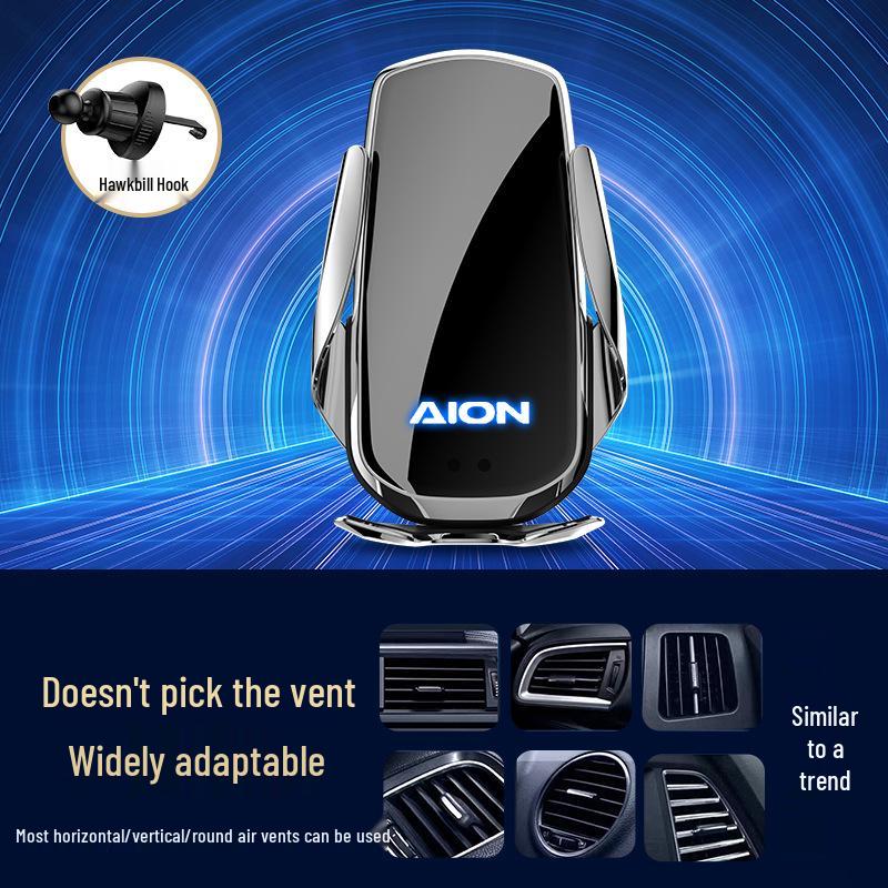 Беспроводное крепление для телефона в автомобиль с быстрой зарядкой Aion LX & Chuang 007/S/V/Y со смарт-индукцией