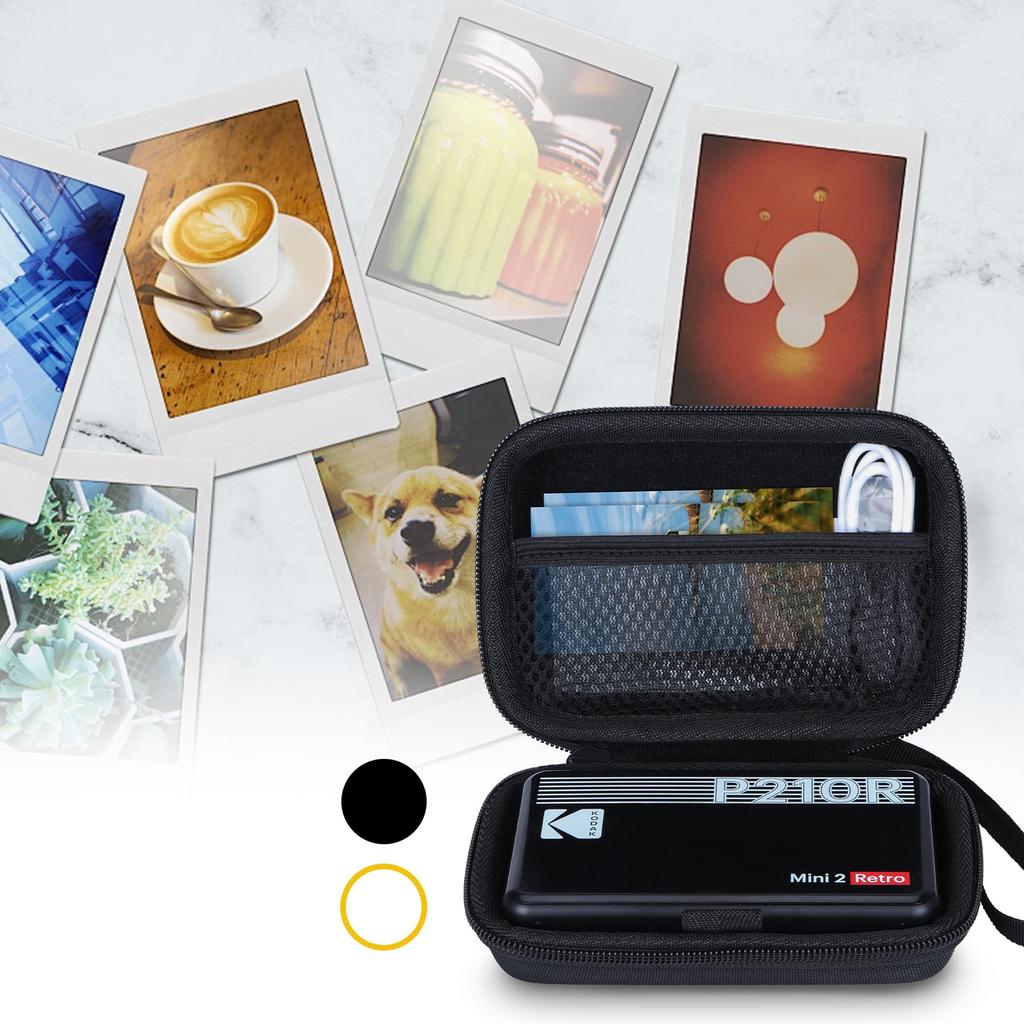 Совместим с защитным чехлом Lebakort для Kodak Mini 2 Retro KODAK Mini Shot 2 Retro Смартфон Принтер Моментальный Принтер Instax Принтер