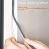 5M Self-Adhesive Aluminum Alloy Door And Window Sound Insulation Wind Protection Collision Prevention Dust Sealing Strip